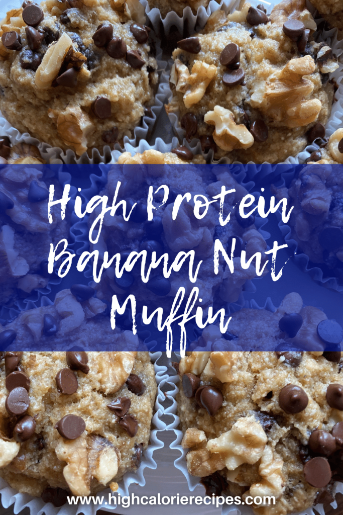 High Protein Muffin Banana Nut