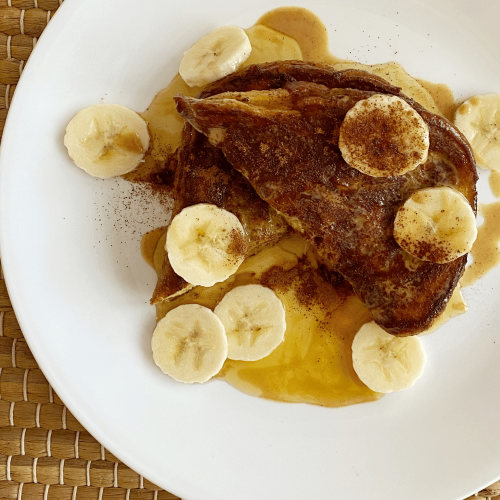 700 calorie breakfast peanut butter French toast