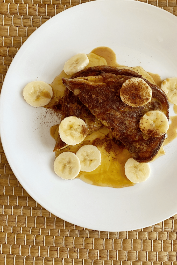 700 calorie breakfast peanut butter French toast