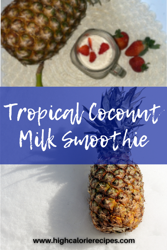 Tropical Coconut Milk Smoothie