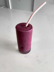 blueberry peanut butter smoothie