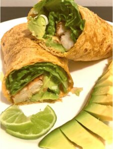 shrimp avocado wrap