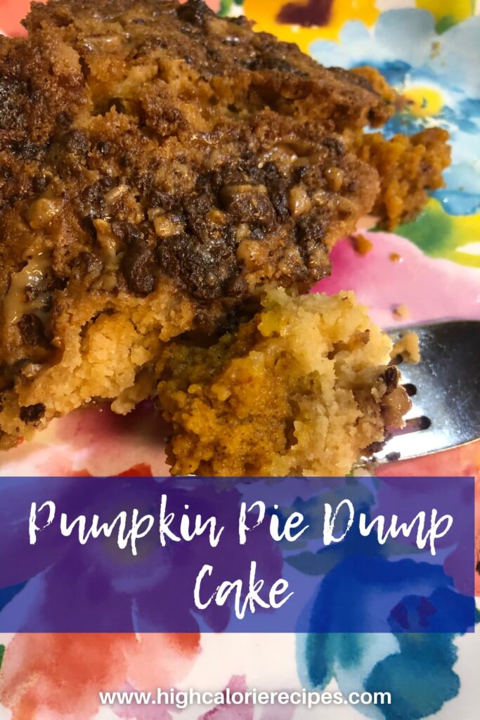 pumpkin pie dump cake