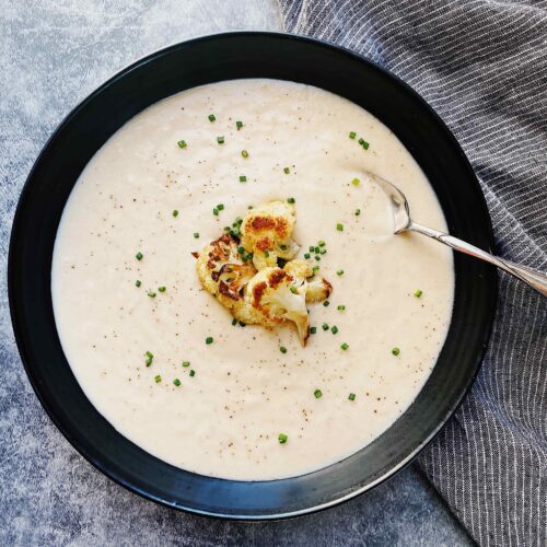 Potato Leek Cauliflower Soup