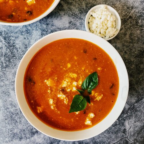 tomato soup with feta
