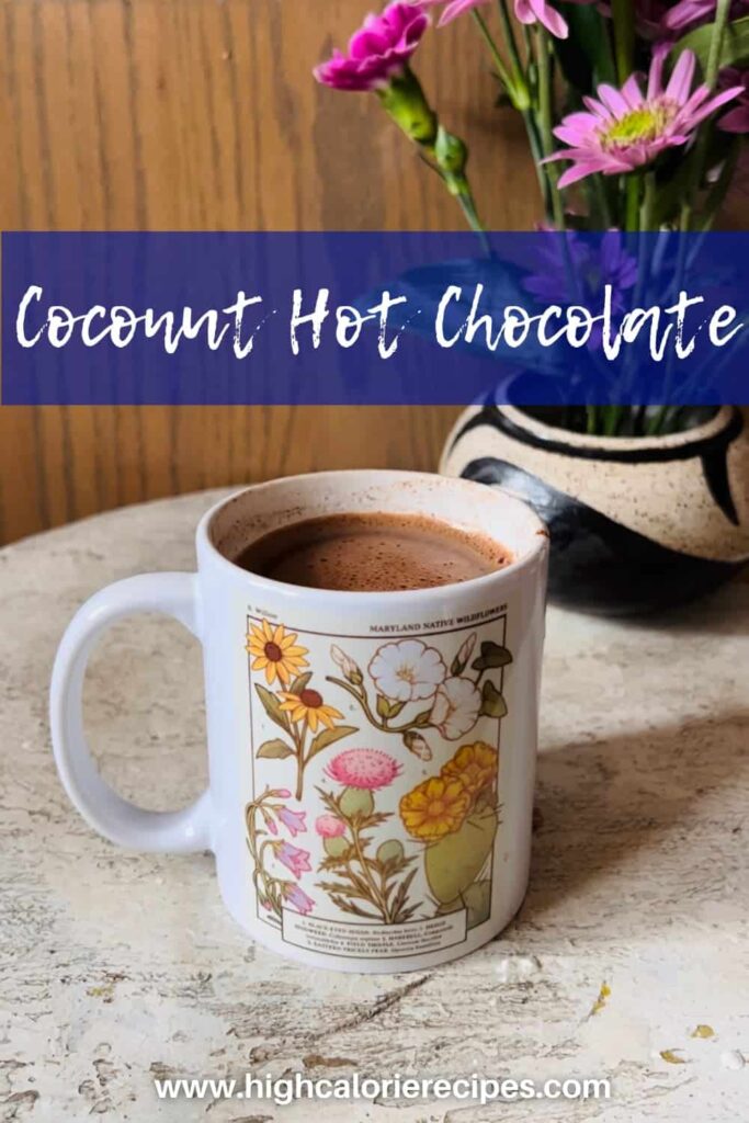 coconut hot chocolate