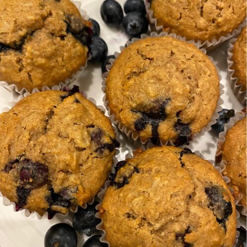 high calorie muffin recipe [blueberry]