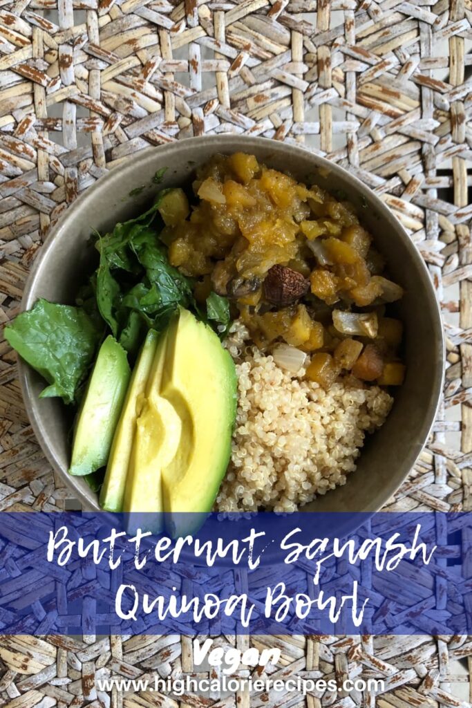butternut squash quinoa bowl