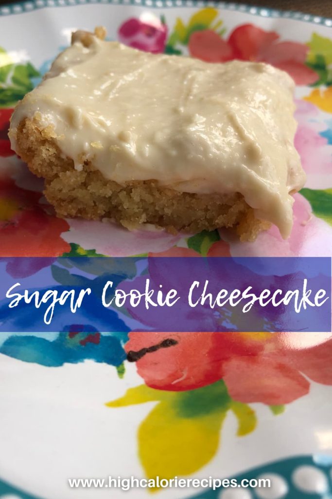 sugar cookie cheesecake