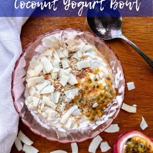 coconut yogurt bowl