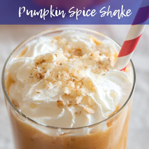 pumpkin spice shake
