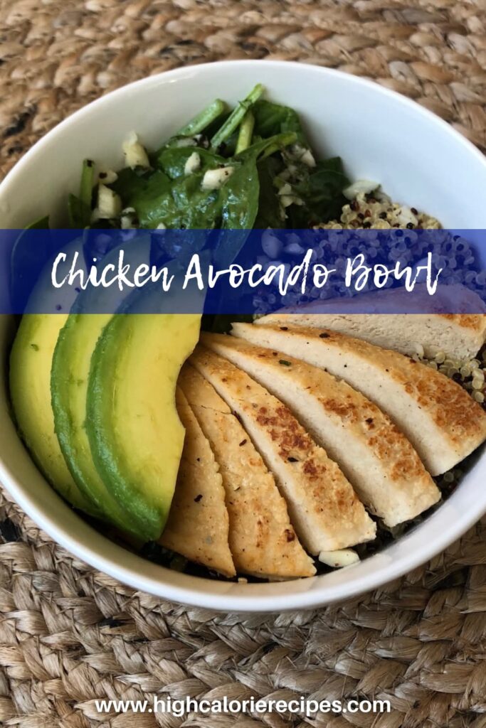 chicken avocado bowl